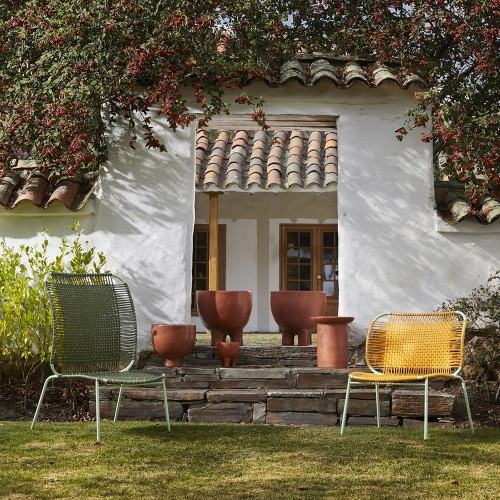 Cielo lage loungestoel honing & mint ames