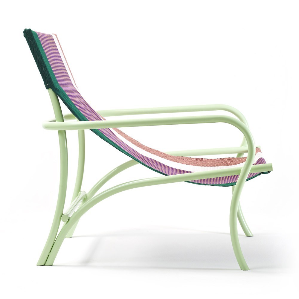 Maraca armchair green/purple/red/mint ames