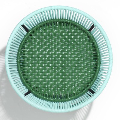 Tavolino Caribe menta, verde e nero ames 2