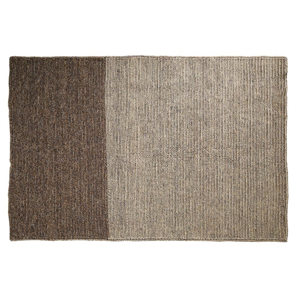 Par alfombra gris claro y marrón S ames