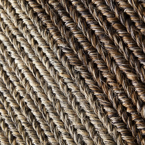 Par vloerkleed lichtgrijs & bruin S ames