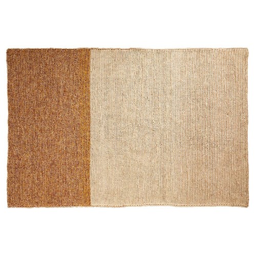 Tapis Par rose naturel & jaune terracotta S ames