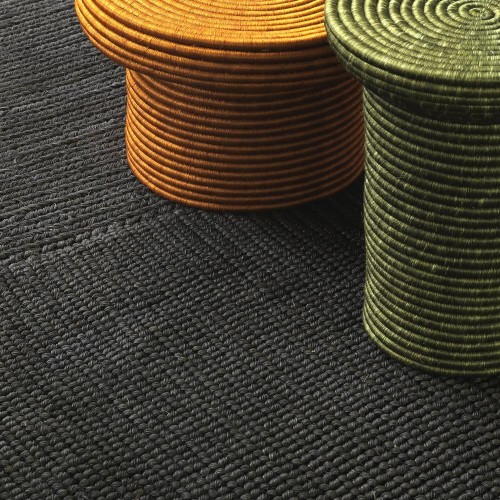 Tapis Cabuya noir S ames