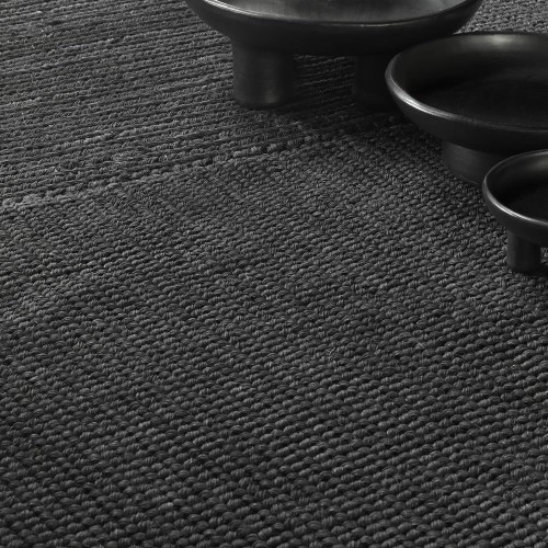 Tapis Cabuya noir S ames