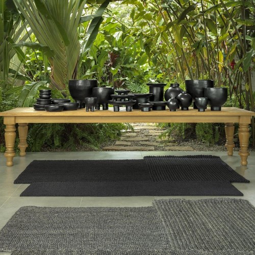 Tapis Cabuya noir S ames