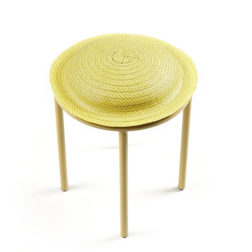 Cana Hocker gelb, natürlich & Sand ames