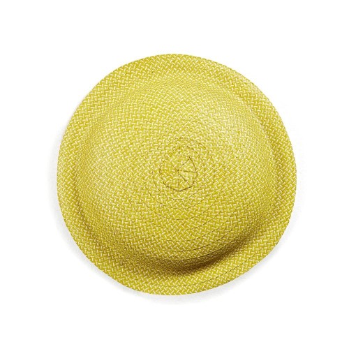 Taburete Cana amarillo, natural y arena ames