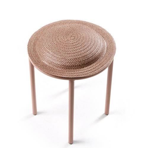 Cana kruk donkerrood, naturel & stoel ames