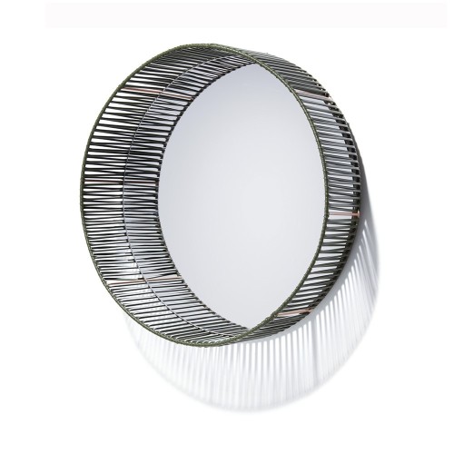 Miroir rond Cesta vert olive & chair ames