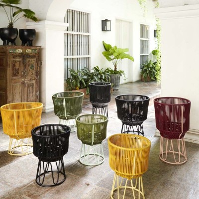 Pot de fleurs Circo 1 violet & chair ames 2