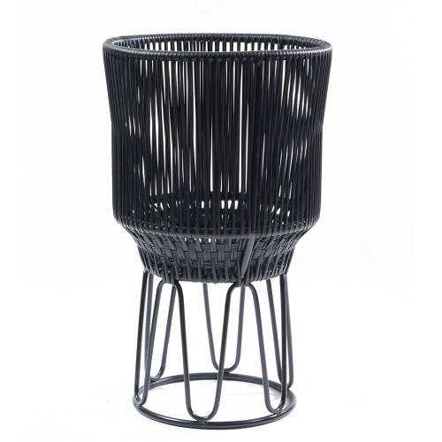 Circo flower pot 2 matt black & black ames
