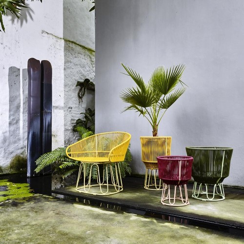 Circo flower pot 2 matt black & black ames