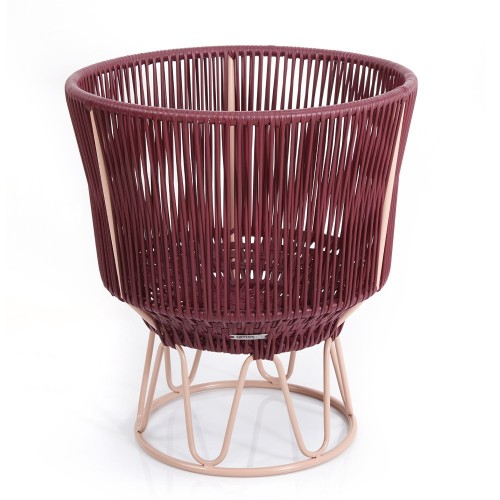 Pot de fleurs Circo 3 violet & chair ames