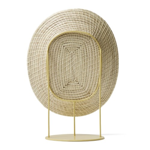 Miroir sur pied Killa naturel ames