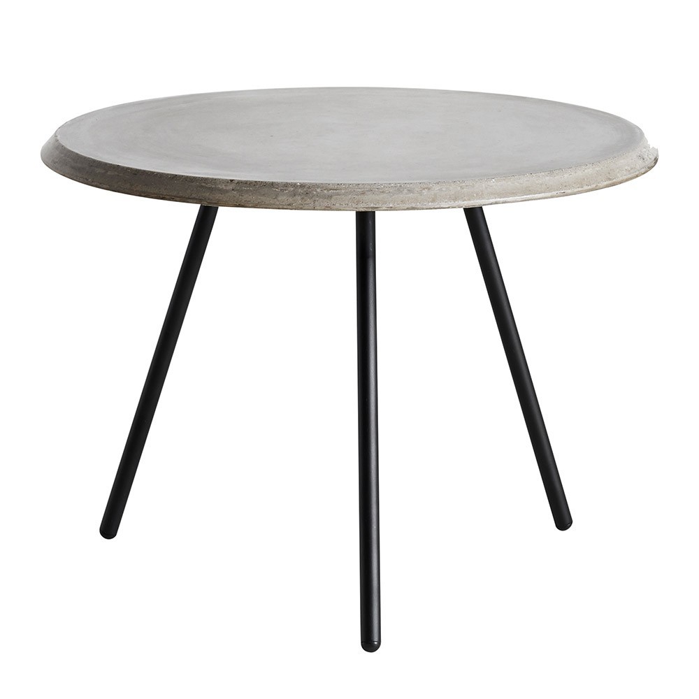 Soround coffee table concrete 60 cm L Woud
