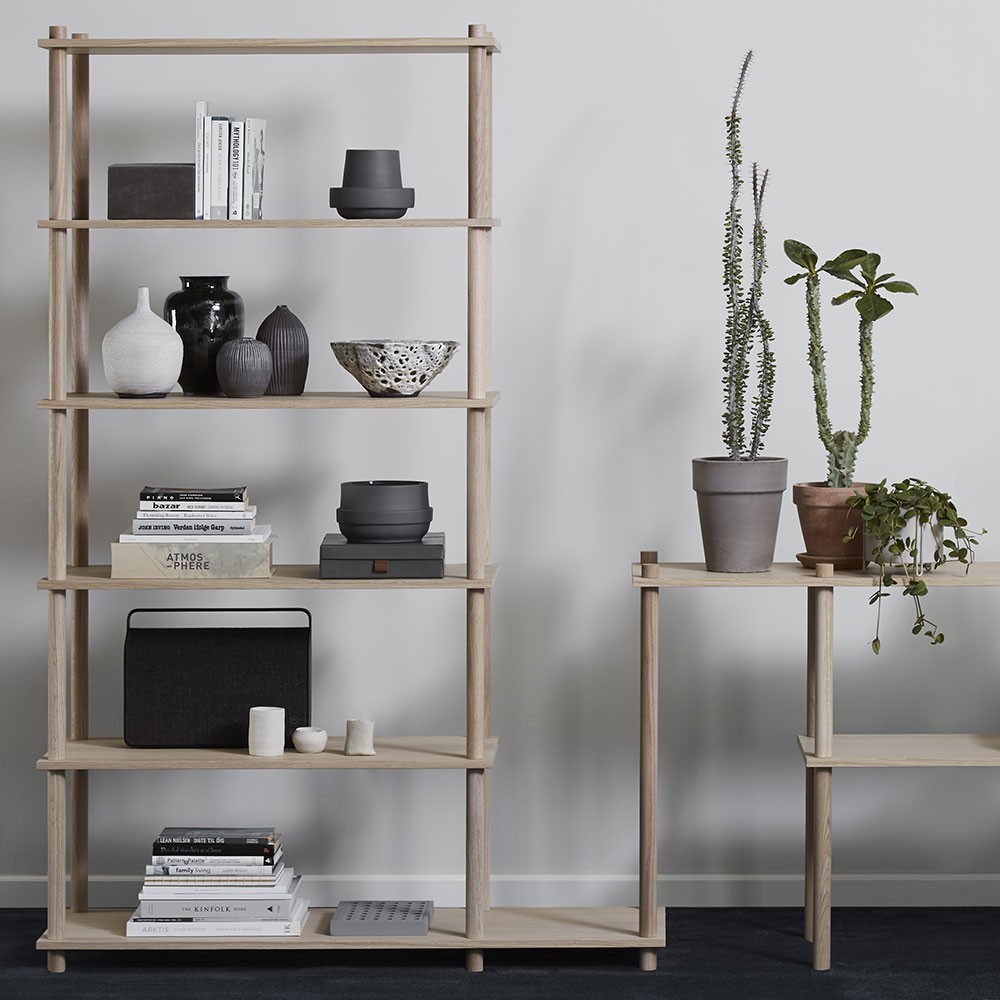 Set of 2 shelves A Elevate shelving system Woud