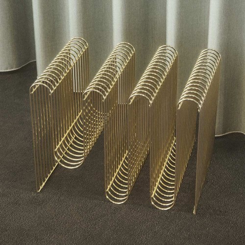 Curva Zeitungsständer Gold AYTM