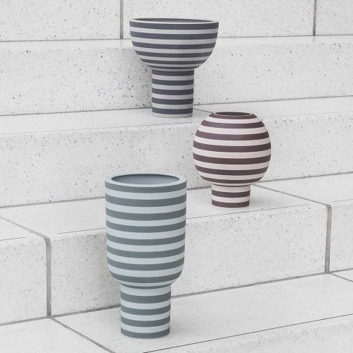 Vase Varia rose & bordeaux AYTM