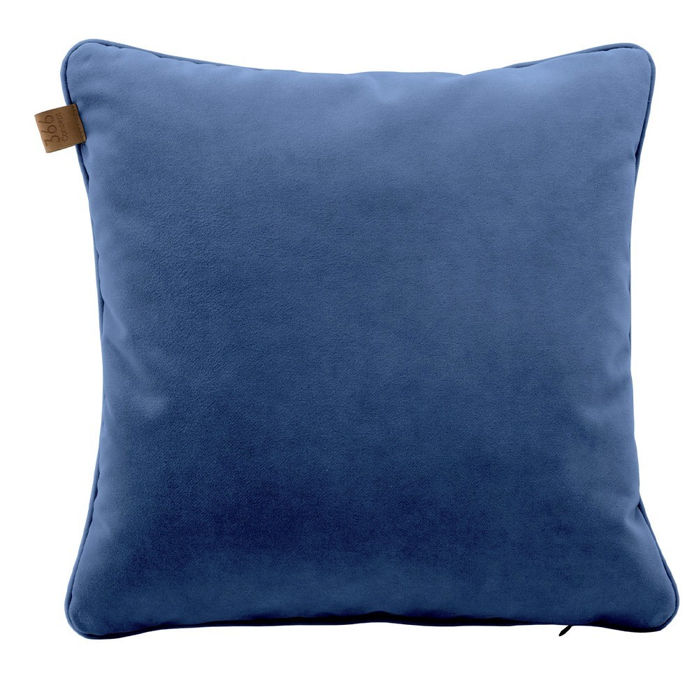 Indigo square cushion Velvet 366 Concept