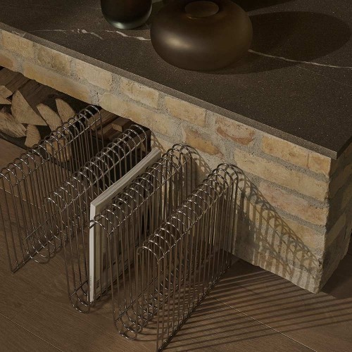 Curva magazine holder silver AYTM