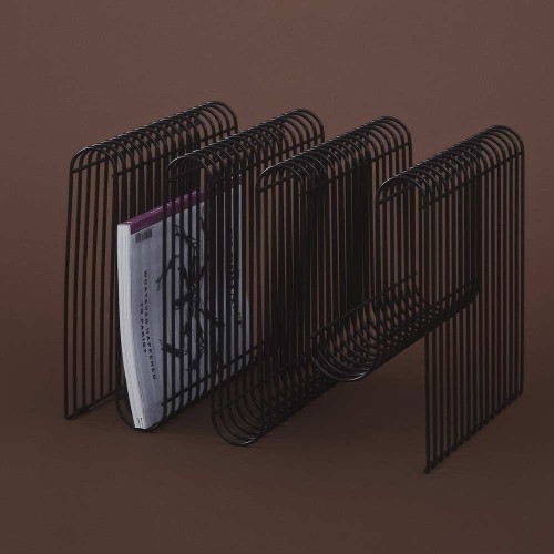 Porte-revues Curva noir AYTM