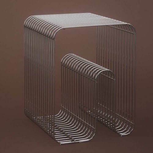 Taburete Curva plata AYTM