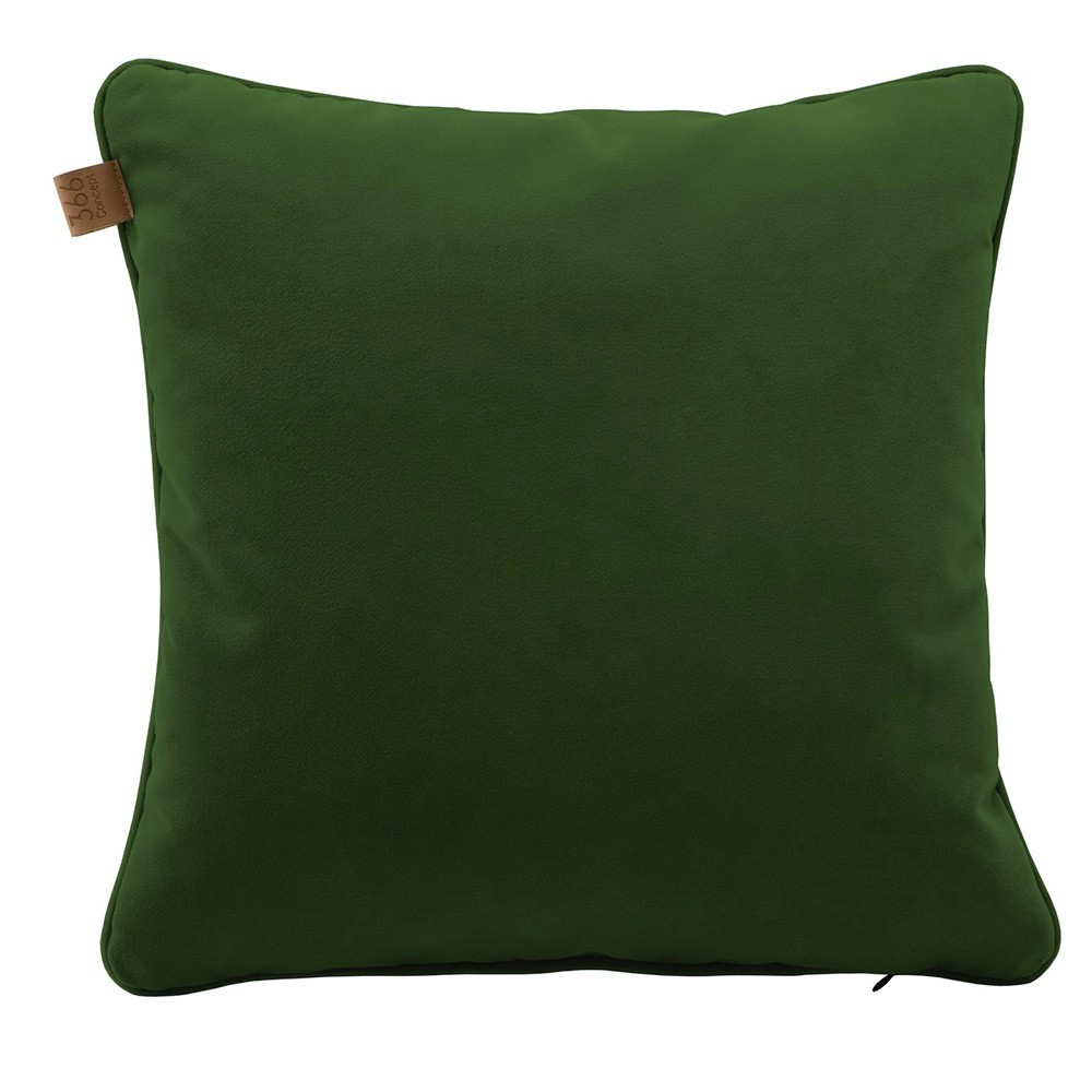 Green square cushion Velvet 366 Concept