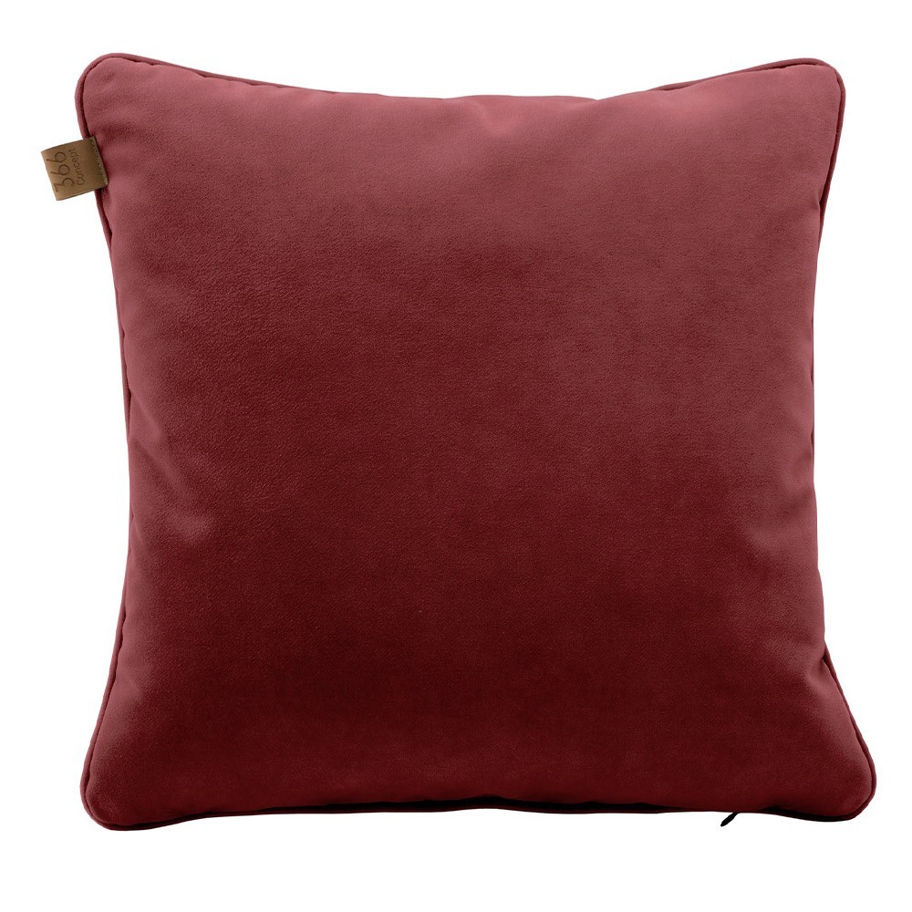 Merlot square cushion Velvet 366 Concept