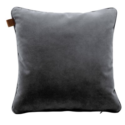 Graphite square cushion Velvet 366 Concept
