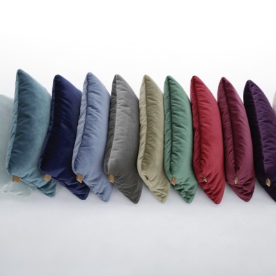 blue rectangle cushion