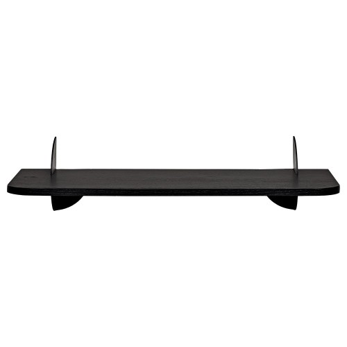 Aedes shelf black 50 cm AYTM