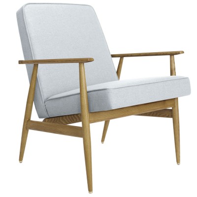 Fox Sessel weiße & blaue Wolle 366 Concept