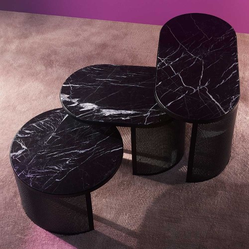 Pausillus Marmor Couchtisch L. AYTM