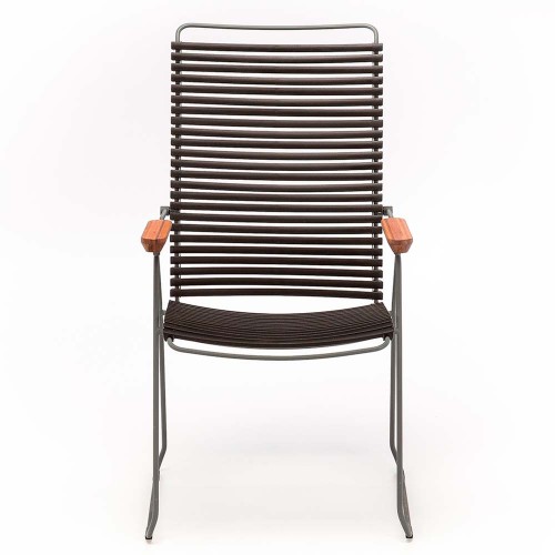 Chaise position Click bleu pigeon Houe