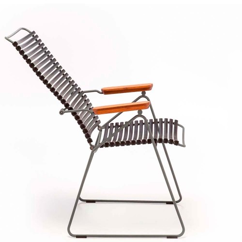 Chaise position Click bleu pigeon Houe