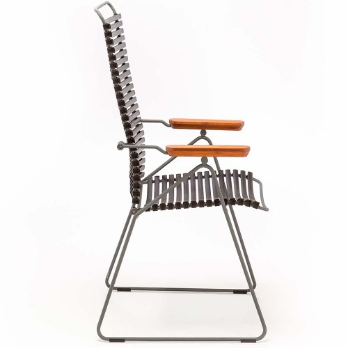 Chaise position Click bleu pigeon Houe
