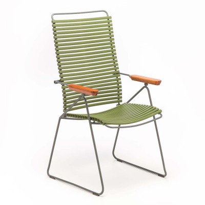 Clicca posizione sedia verde oliva Houe