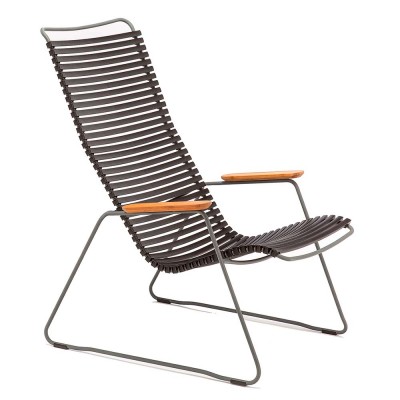 Click lounge chair black Houe
