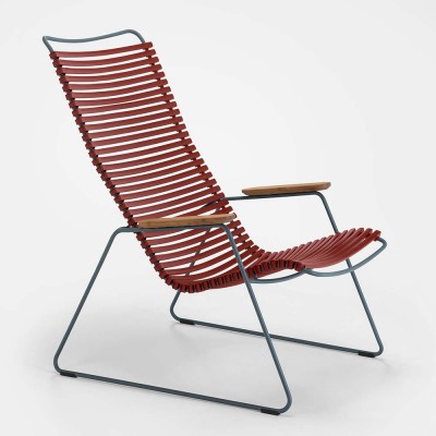 Click lounge chair paprika Houe
