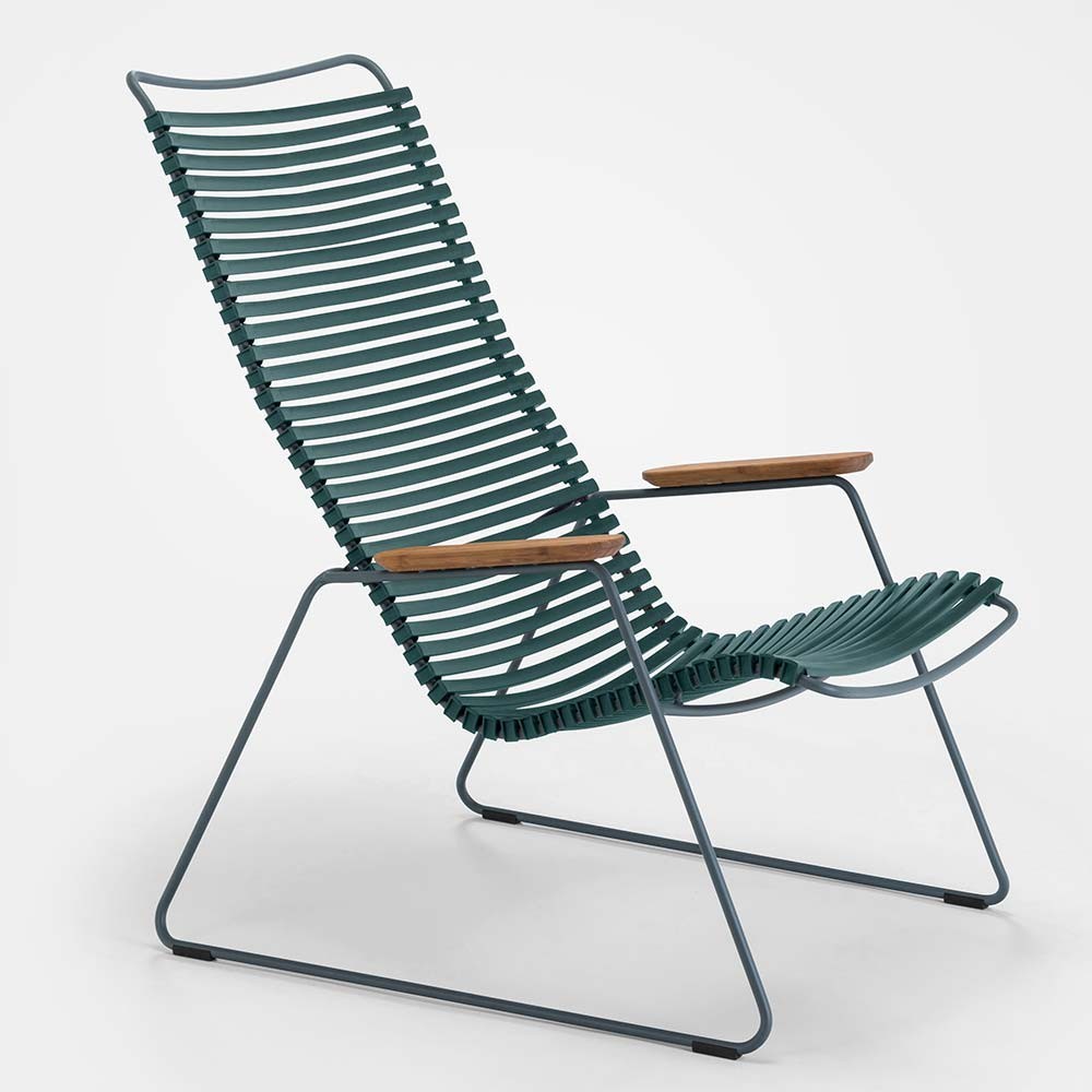 Click lounge chair pine green Houe