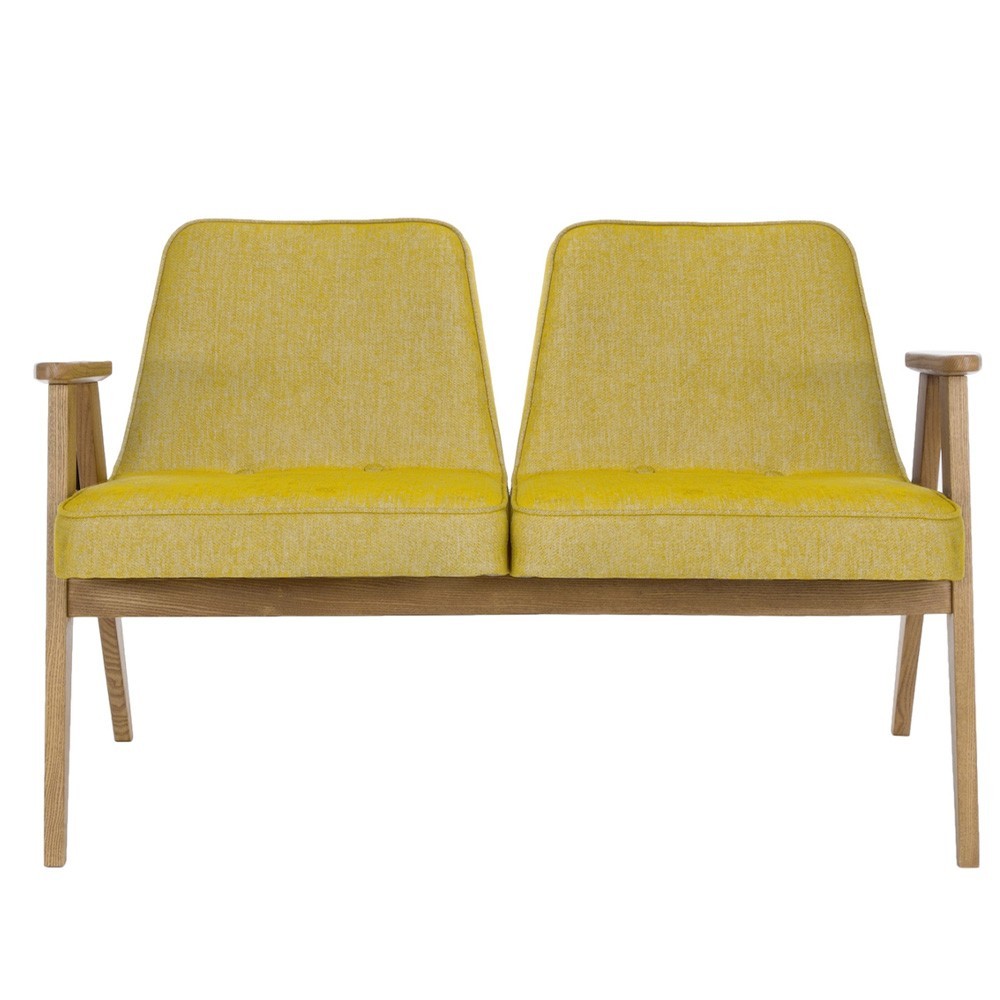 366 2-seater sofa Loft mustard 366 Concept