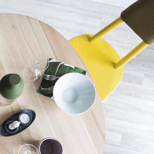 Chaise Naïve jaune Emko