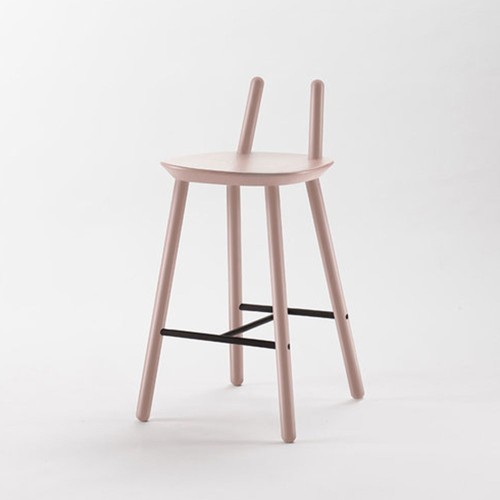 Naïve Semi bar chair dusty pink Emko