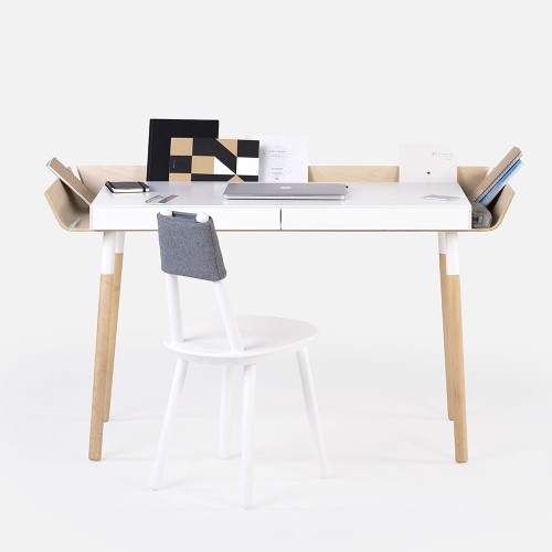 My Writing Desk white L Emko