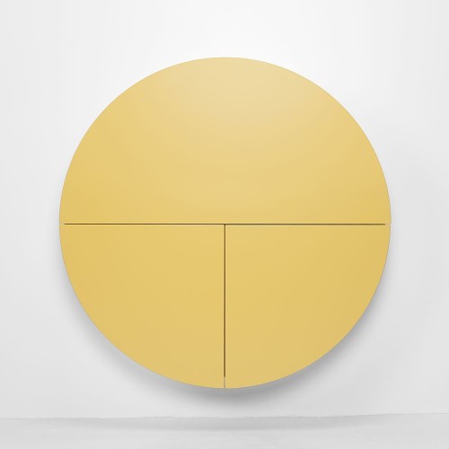 Escritorio de pared Pill amarillo y blanco Emko