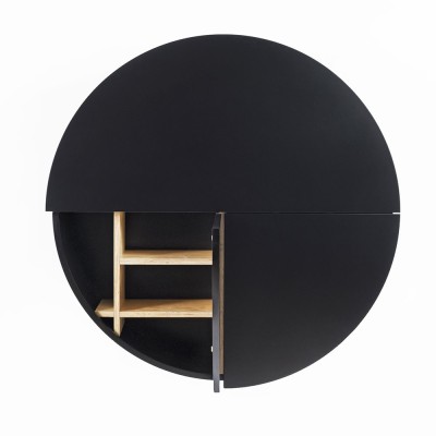 Escritorio de pared Pill negro Emko 2