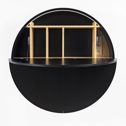Pill wall desk black Emko