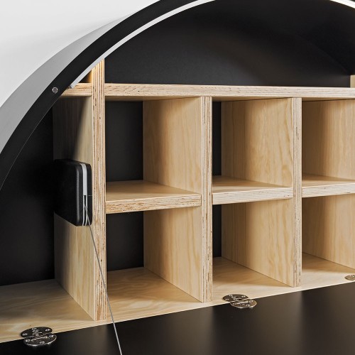 Pill wall desk black Emko