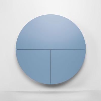 Pille Wand Schreibtisch blau & schwarz Emko 2