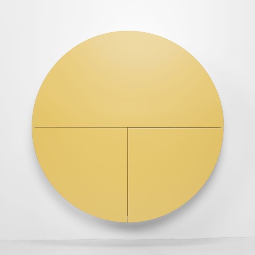 Pill wall desk yellow & black Emko